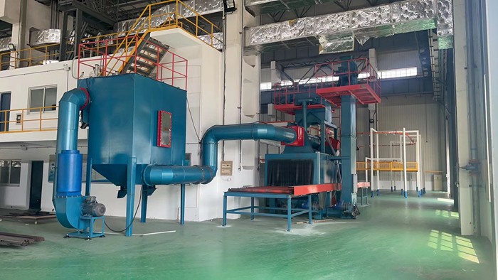 焊接件塗裝專用防爆抛丸清理機